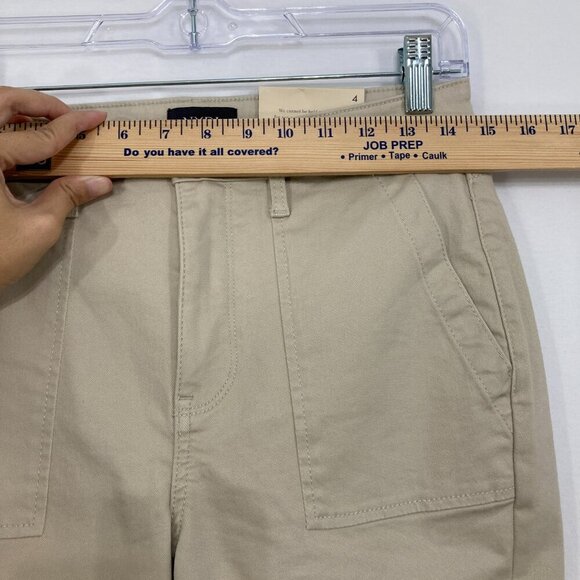 New NYDJ size 4 Cream Tan Relaxed Straight Leg Jeans - Picture 6 of 11